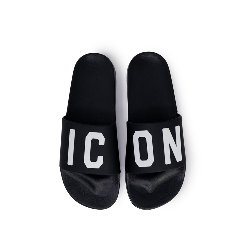 Black Rubber Sandal