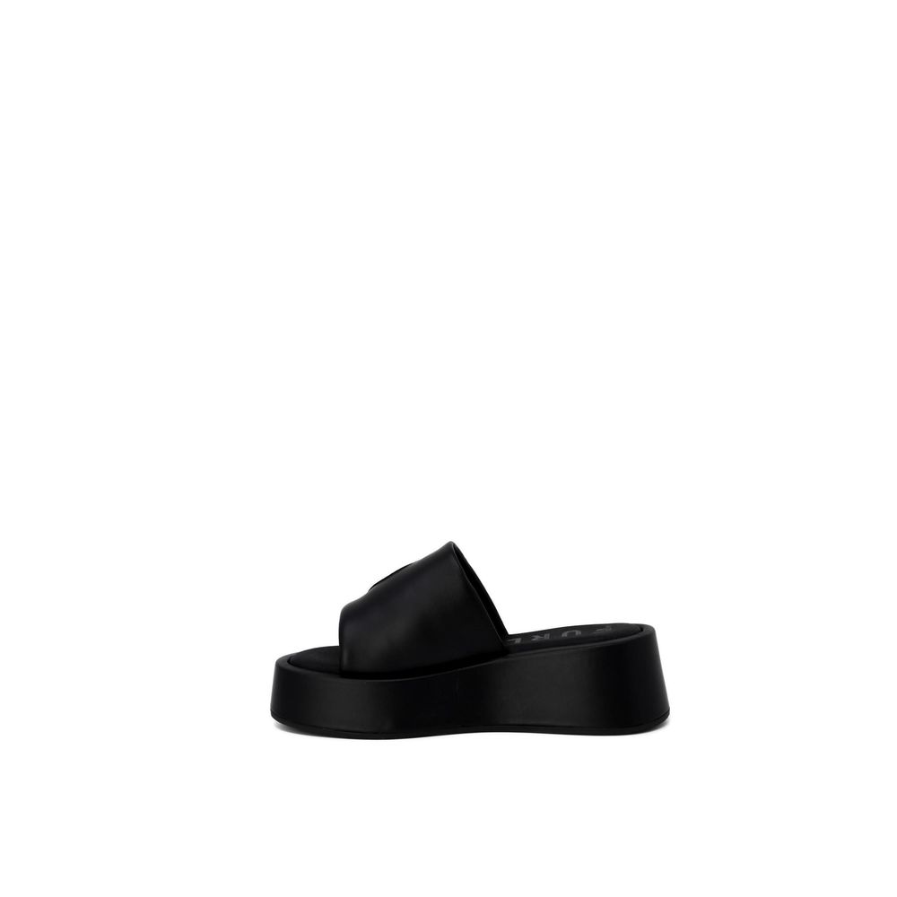 Black Leather Sandal