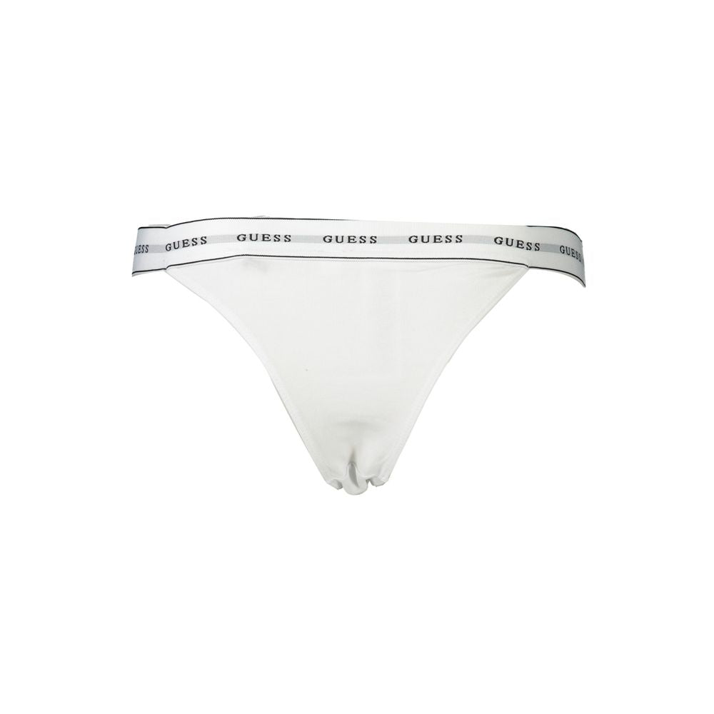 White Cotton Women Thong