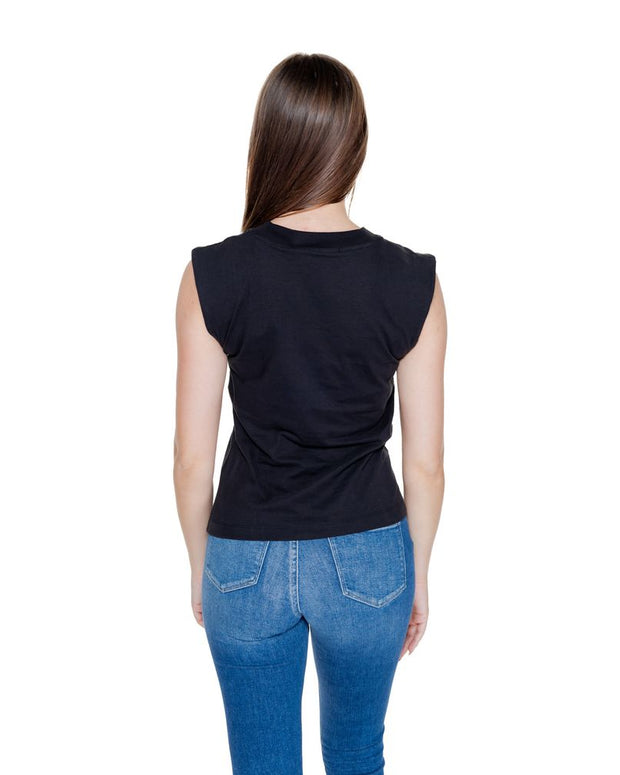Black Cotton T-Shirt