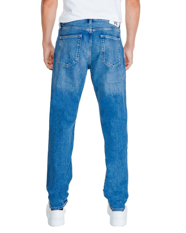 Light Blue Cotton Relaxed Fit Jean