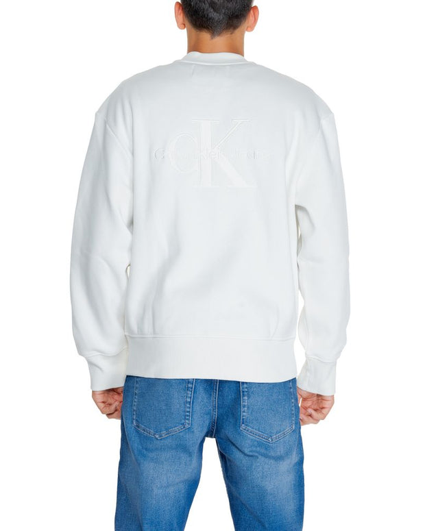 White Recycled Cotton Sweatshirt