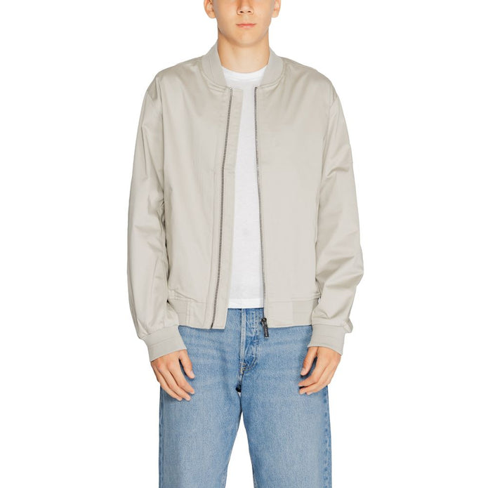 Gray Organic Cotton Jackets & Coat