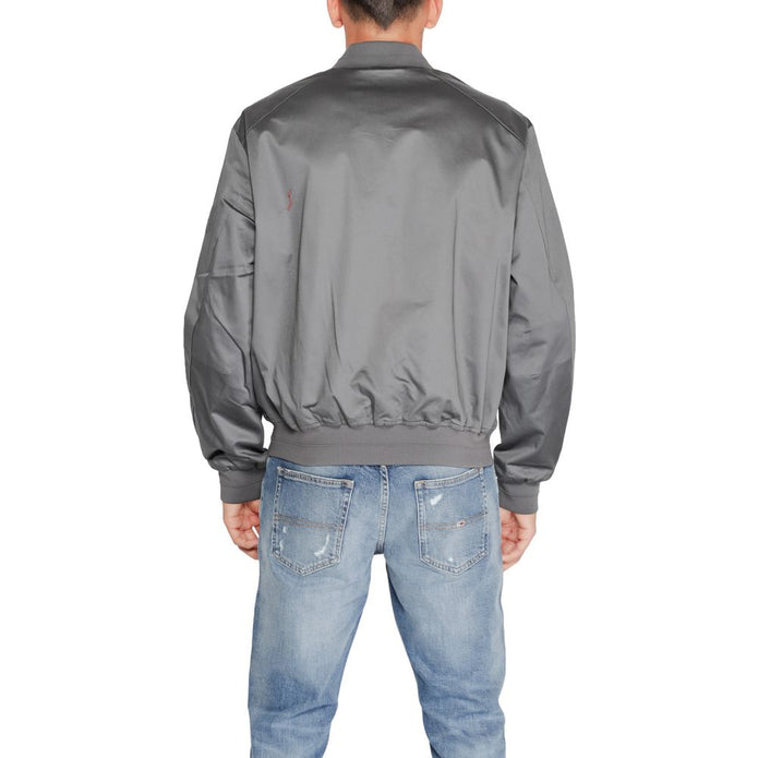 Gray Organic Cotton Jackets & Coat