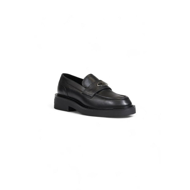 Black Leather Platform