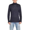 Blue Wool Turtleneck