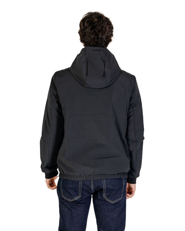 Black Recycled Polyester Jackets & Coat