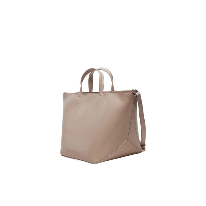 Pink Polyethylene Handbag