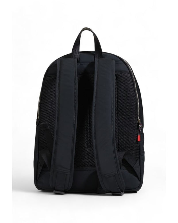 Black Recycled Polyester Backpack