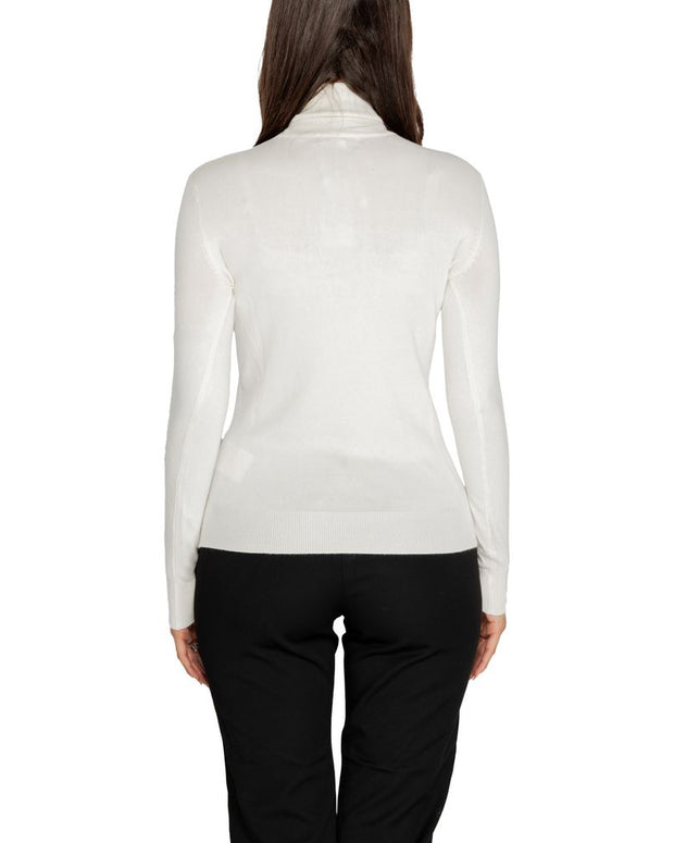 White Viscose Turtleneck