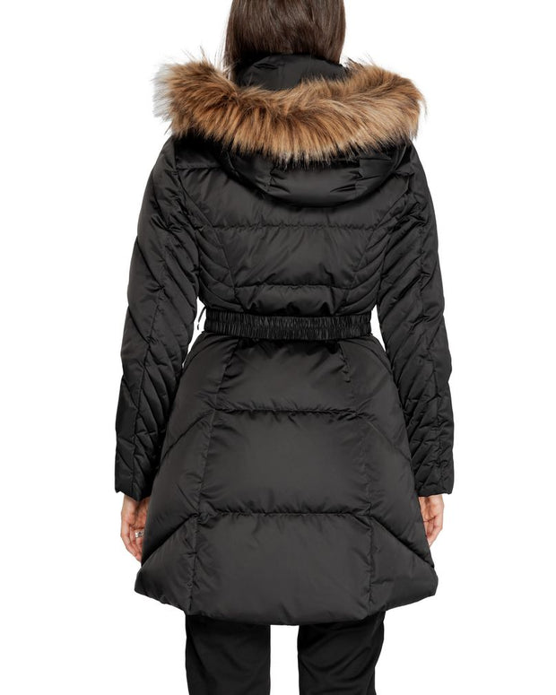Black Polyester Jackets & Coat