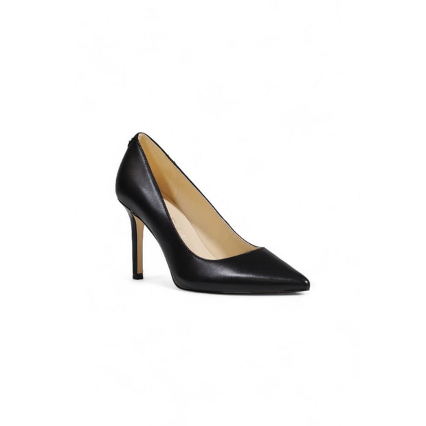 Black Leather High Heel