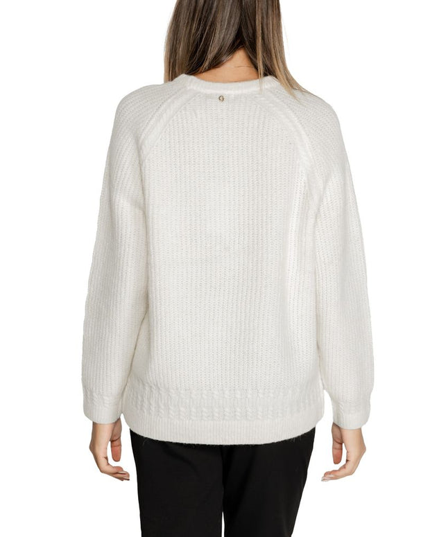 White Polyester Sweater