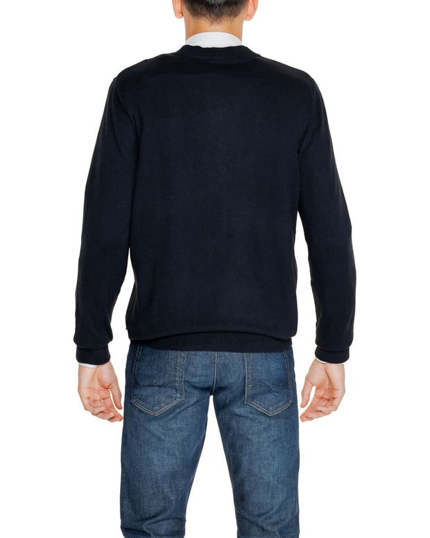 Black Cotton Cardigan