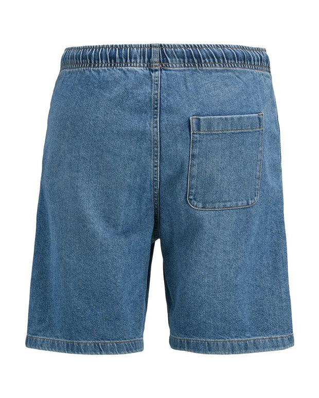 Light Blue Cotton Bermuda