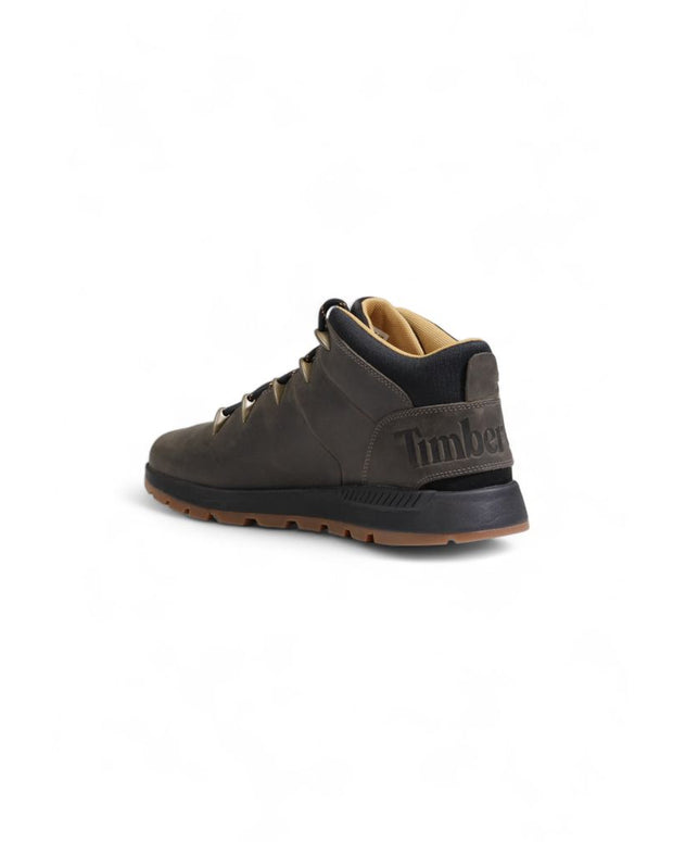 Gray Recycled Leather Sneaker
