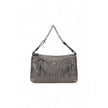 Gray Polyester Handbag