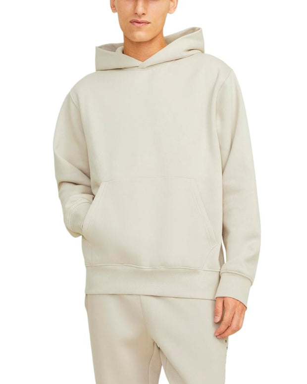 Beige Cotton Hoody