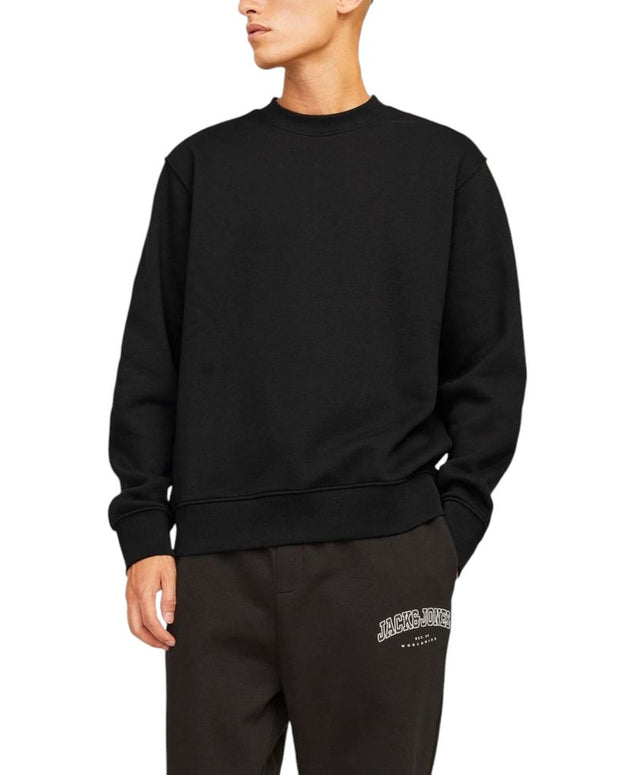 Black Cotton Sweatshirt