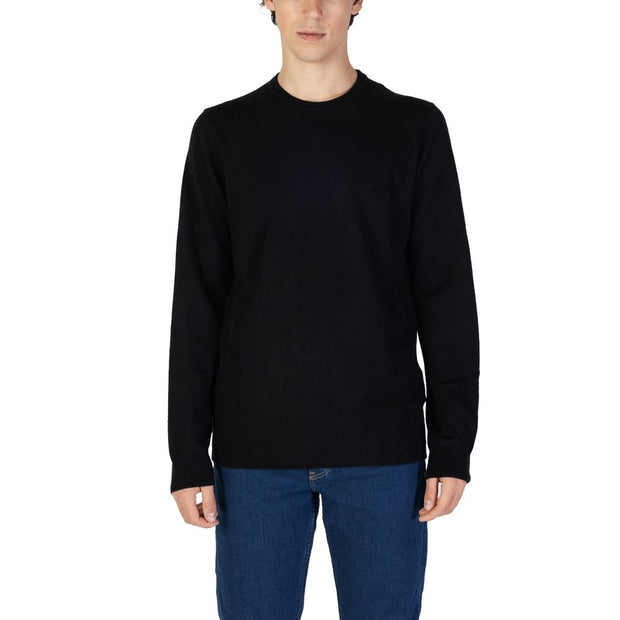 Black Cotton Sweater