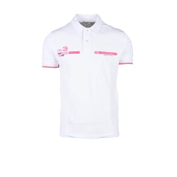 White Cotton Polo Shirt