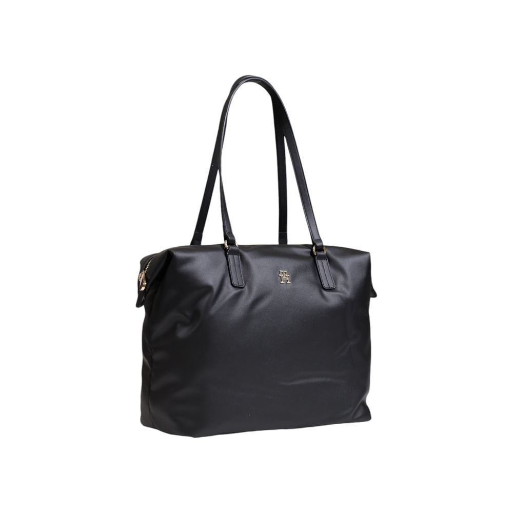 Black Recycled Polyester Handbag