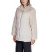 Beige Polyester Jackets & Coat