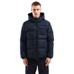 Blue Nylon Men's Winter Jacket