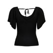 Black Polyamide Tops & T-Shirt