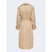 Beige Polyester Jackets & Coat