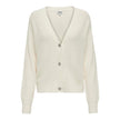 Cream Nylon Cardigan