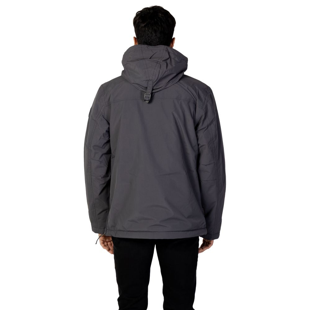 Gray Nylon Jacket