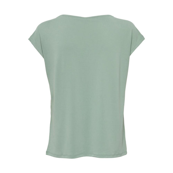 Green Tencel Tops & T-Shirt