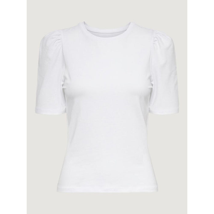 White Cotton Tops & T-Shirt