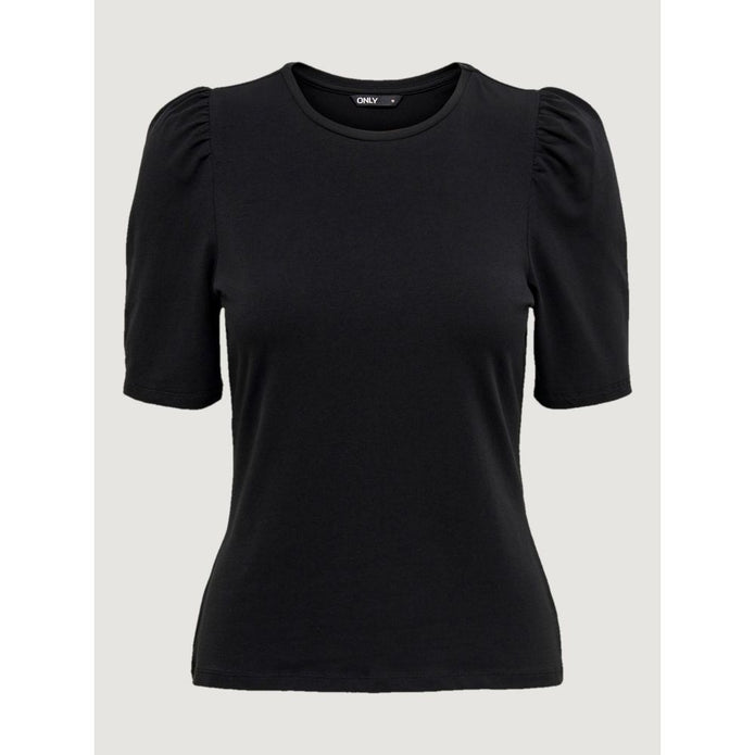 Black Cotton Tops & T-Shirt