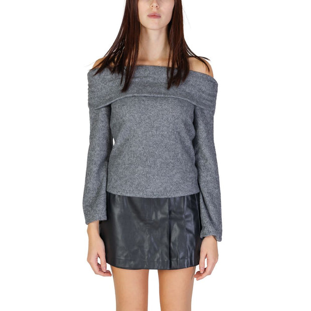 Gray Recycled Polyester Sweater