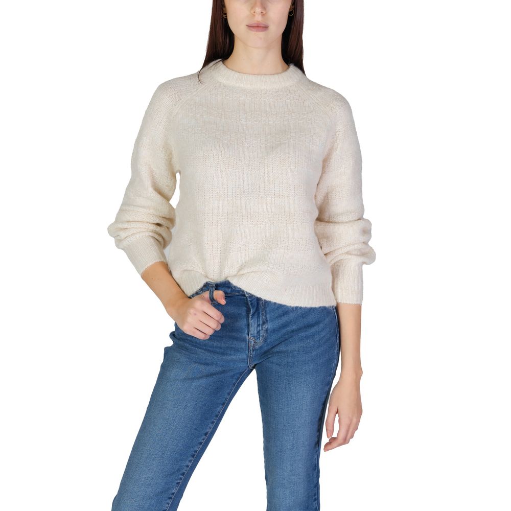 Cream Polyester Sweater