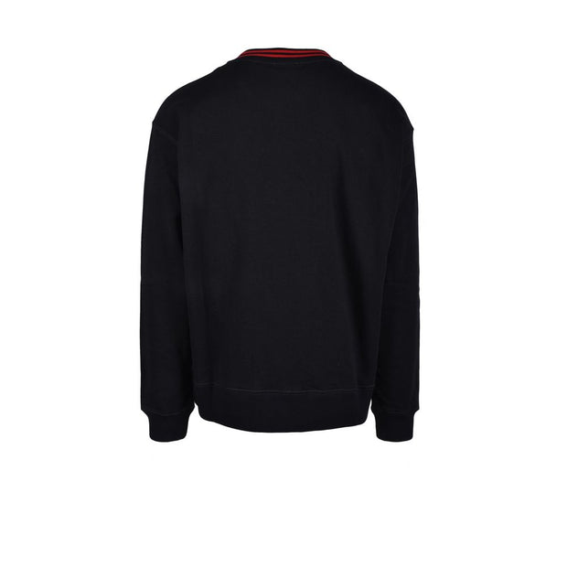 Black Cotton Sweater