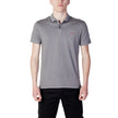 Gray Cotton Polo Shirt