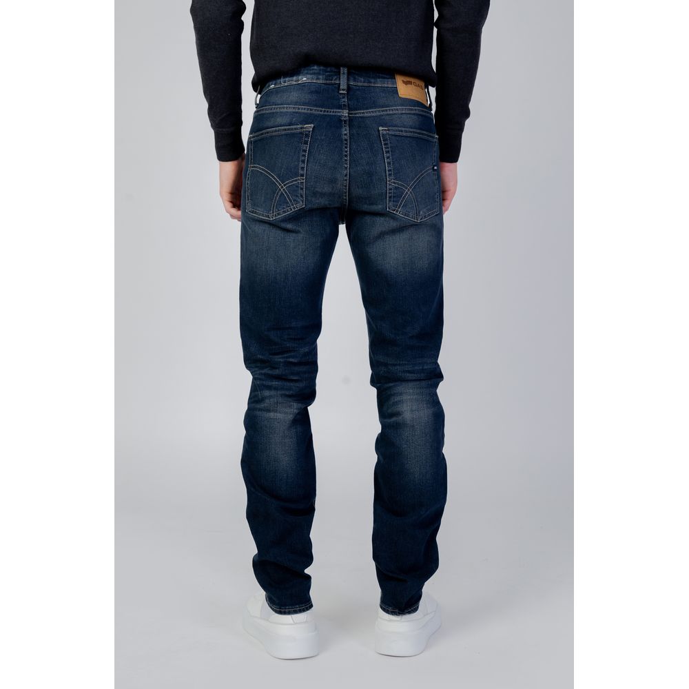 Blue Elastane Jeans & Pant