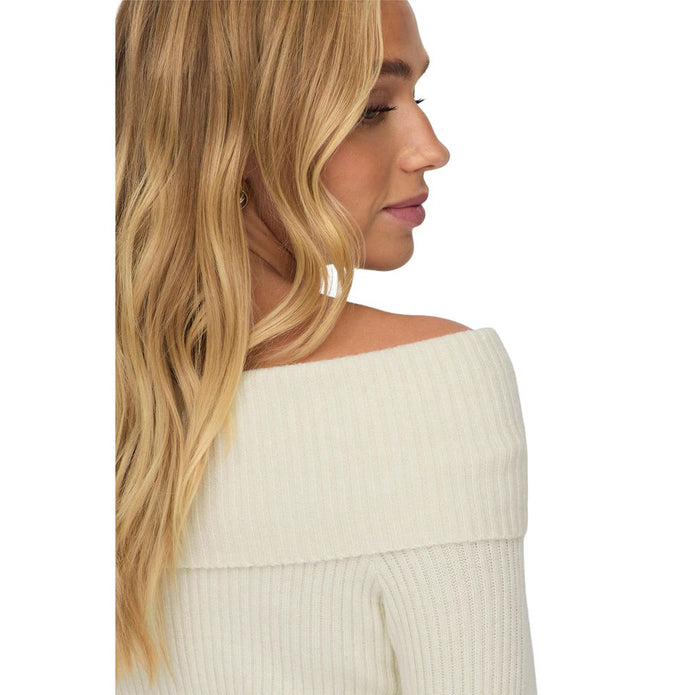 Cream Viscose Sweater