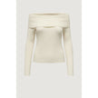 Cream Viscose Sweater