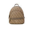 Beige Polyethylene Backpack