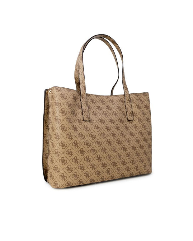 Beige Polyethylene Handbag