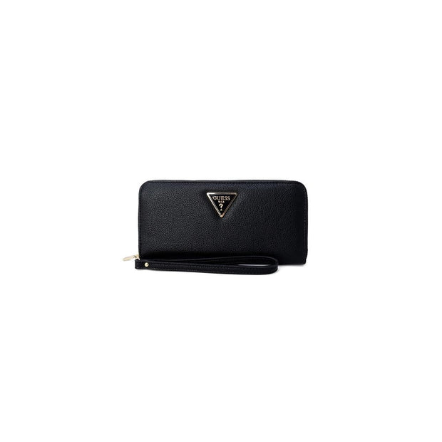 Black Synthetic Leather Wallet