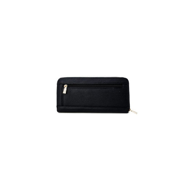 Black Synthetic Leather Wallet