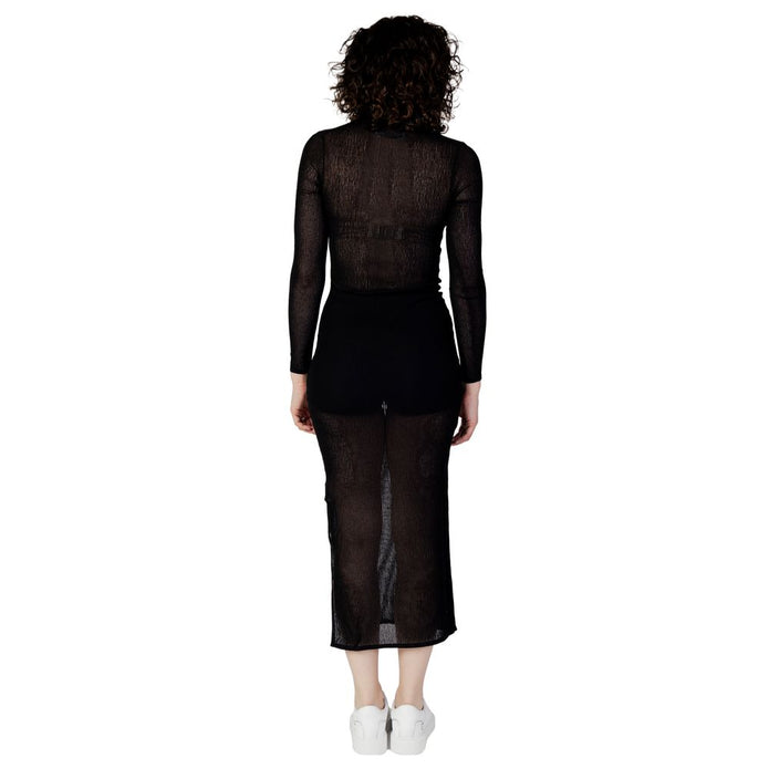 Black Marabou Long