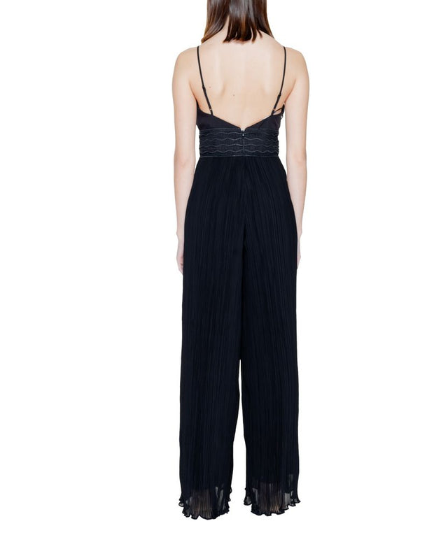 Black Polyester Jumpsuit