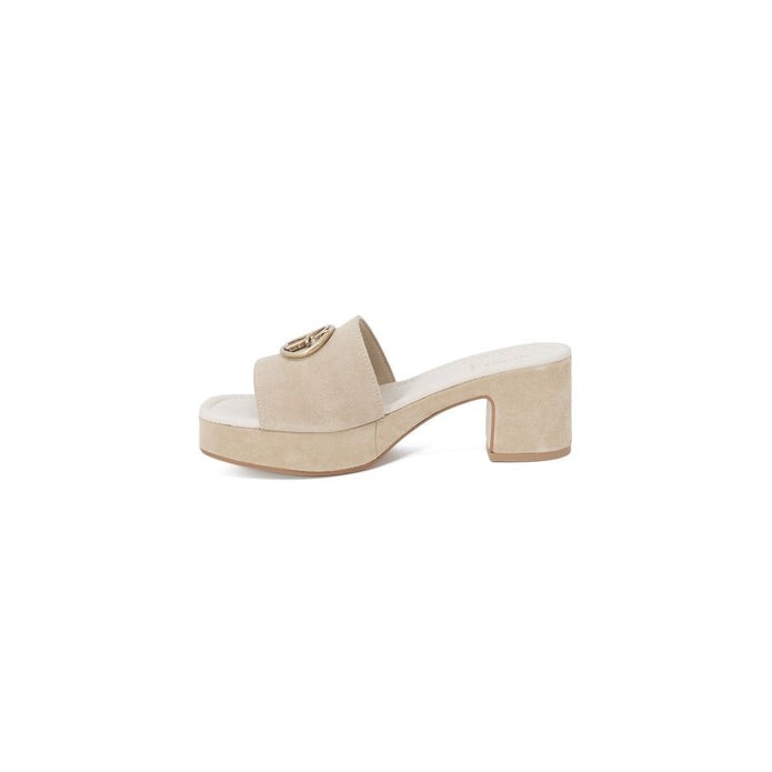 Beige Suede Sandals