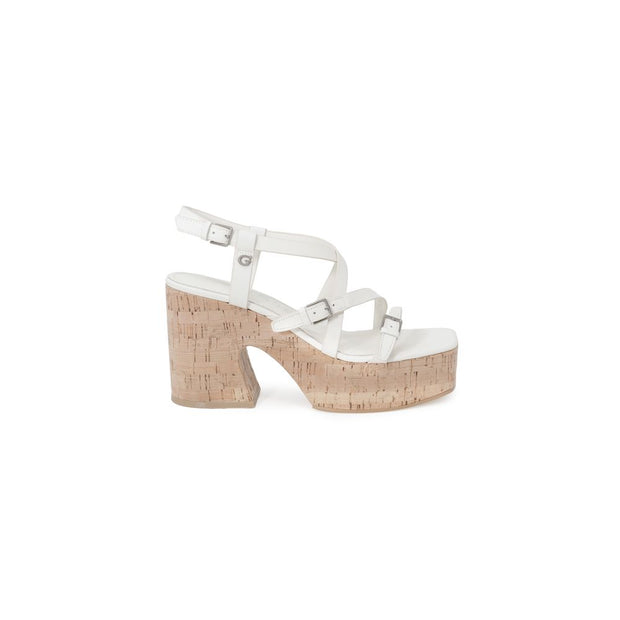 Beige Leather High Heel
